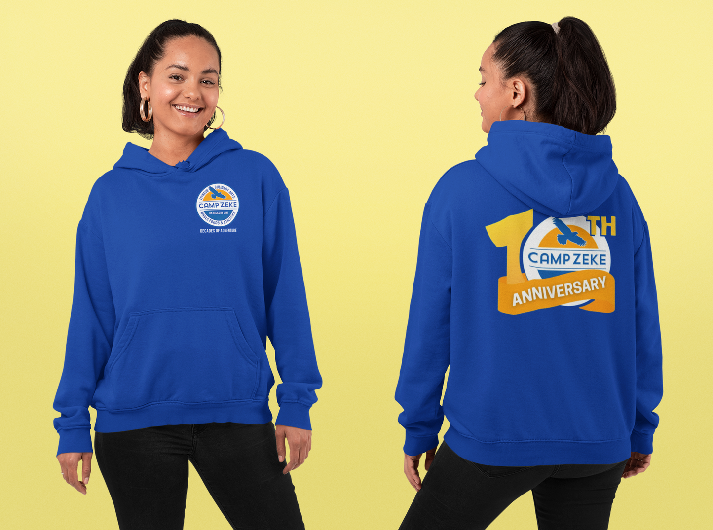 Adult Size Camp Zeke 10th Anniversary Commemorative Hoodie