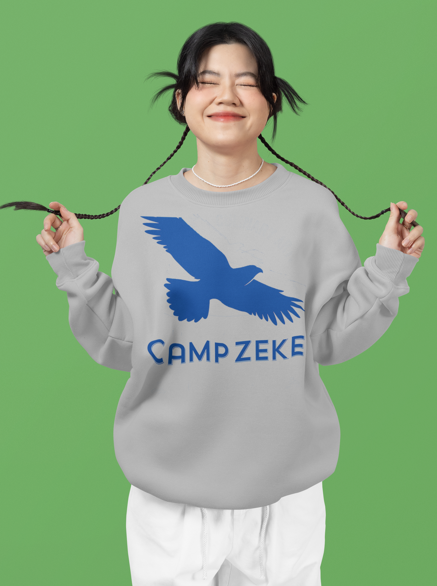 Adult Size Camp Zeke Crew Neck Sweatshirt